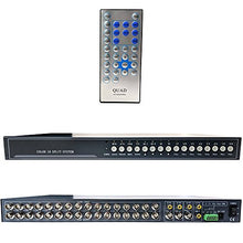 Load image into Gallery viewer, CCTV Camera Pros VM-16RT BNC Video Mux | 16 Channel CCTV Security Camera Multiplexer | Real-time Live Streaming Refresh Rate | Monitor Spot/Loop Out
