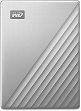 Load image into Gallery viewer, WD 4TB My Passport Ultra Silver Portable External Hard Drive HDD, USB-C and USB 3.1 Compatible - WDBFTM0040BSL-WESN
