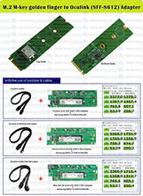 Load image into Gallery viewer, M.2 M-Key to Oculink Adapter - 4 Lane PCIe, 4 Layer PCB, SFF-8612 Connector, M.2 to Oculink Signal Conversion, SFF-9402 &amp; Intel IDF 2015 CLKpin Support, M.2 SSD Form Factor Compatibility
