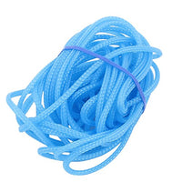 Aexit 3mm Dia Cord Management Tight Braided PET Expandable Sleeving Cable Wire Wrap Sheath Cable Sleeves Blue 5M