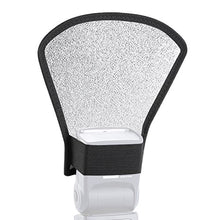 Load image into Gallery viewer, Neewer Flash Diffuser Silver/White Reflector for Nikon Speedlite SB-600,SB-800,SB-900,Canon Speedlite 380EX 430EX 550EX 580EX Vivita Flash Sunpack Sony Pentax Olympus Yongnuo Neewer Godox Flash
