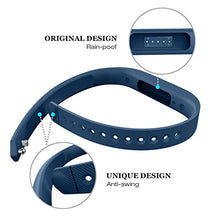 Load image into Gallery viewer, Greeninsync Wristbands for Flex 2, Adjustable Classic Soft Silicone Fitness Bracelet Strap Repalcement Accessory Wristband W/Fastener Clasp for Flex 2 Fitness Smart Watch Large Navy
