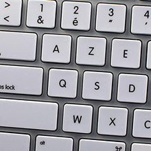 Load image into Gallery viewer, MAC NS French AZERTY Non-Transparent Keyboard Decals White Background for Desktop, Laptop and Notebook

