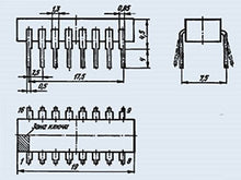 Load image into Gallery viewer, S.U.R. &amp; R Tools K555SP1 Analogue SN74LS85, SN74LS85N IC/Microchip USSR 20 pcs
