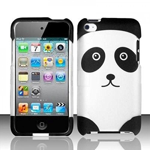Compatible With Apple iPod Touch 4 Rubberized Hard Design Case Cover - Panda Bear