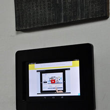 Load image into Gallery viewer, TABcare Compatible Nexus 7 Black Acrylic VESA Security Enclosure with Wall Mount Kit
