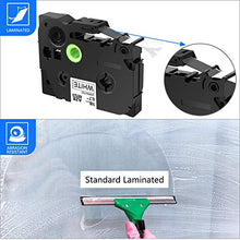 Load image into Gallery viewer, GREENCYCLE 2 Pack Compatible for Brother TZe-241 TZ-641 Laminated AZE Label Tape 18mm Combo 3/4&quot; x 26.2 ft Used in Ptouch PT-P700 PT-D600 PT-D400 PT-D400 PT-1890C Label Maker, Black on White/Yellow
