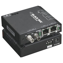 Load image into Gallery viewer, Black Box Switch - (2) 10/100 RJ45, (1) 100 MM, 1300nm, 2km, SC
