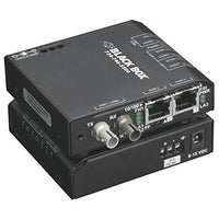 Black Box Switch - (2) 10/100 RJ45, (1) 100 MM, 1300nm, 2km, SC