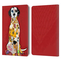 Head Case Designs Officially Licensed Michel Keck Dalmatian Dogs 2 Leather Book Wallet Case Cover Compatible with Kindle Paperwhite 1 / 2 / 3