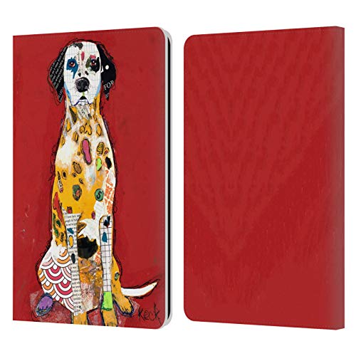 Head Case Designs Officially Licensed Michel Keck Dalmatian Dogs 2 Leather Book Wallet Case Cover Compatible with Kindle Paperwhite 1 / 2 / 3