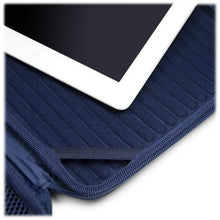 Load image into Gallery viewer, BoxWave iPad 2 Case, [Hard Shell Briefcase] Slim Messenger Bag Brief w/Side Pockets for Apple iPad 2 - Navy
