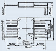 Load image into Gallery viewer, S.U.R. &amp; R Tools 175UV2A IC/Microchip USSR 1 pcs
