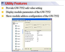 Load image into Gallery viewer, ICP DAS USA GW-7552 PROFIBUS to Modbus RTU Gateway with Din Rail Mount
