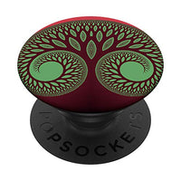 Psychedelic Mandala Tree Geometry Fractal Trippy Art PopSockets PopGrip: Swappable Grip for Phones & Tablets
