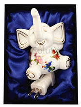 Load image into Gallery viewer, Beautiful Cute Animal White Elephant with Lots of Flower Style Decorative Nightlights,Night Lights by C&amp;H
