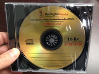 BURLINGTON RECORDING 24 KT GOLD ULTIMATE ARCHIVAL MASTERING CD-R25 PACK
