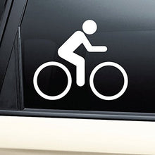 Load image into Gallery viewer, Biking Symbol Biker Vinyl Decal Laptop Car Truck Bumper Window Sticker
