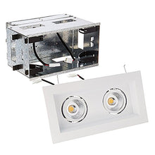 Load image into Gallery viewer, WAC Lighting MT-3LD211R-W935-WT Mini Multiple LED Two Remodel Housing with Trim and Light Engine 3500K Narrow White, 45 Beam Angle
