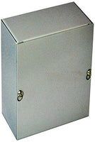 BUD Industries JB-3944 Steel NEMA 1 Sheet Metal Junction Box 6 L x 4 W x 3.5 H, Gray