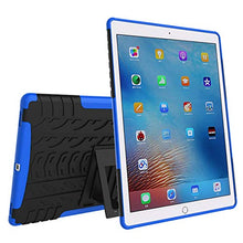 Load image into Gallery viewer, for iPad Pro 9.7 Case, Model: A1673 A1674 A1675 Protective Cover Double Layer Shockproof Armor Case Hybrid Duty Shell Anti-Slip with Kickstand for Apple iPad Pro 9.7 Inch 2016 Tablet Blue
