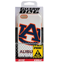 Load image into Gallery viewer, Guard Dog Collegiate Hybrid Case for iPhone 6 Plus / 6s Plus  Auburn Tigers  White
