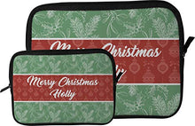 Load image into Gallery viewer, Christmas Holly Tablet Case/Sleeve - Large (Personalized)
