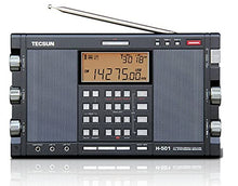 Load image into Gallery viewer, Tecsun H501 Digital Worldband AM/FM Shortwave Longwave Radio with SSB Reception, Dual Speakers, &amp; MP3 Player, Matte Black
