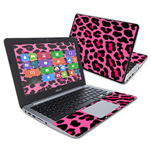 Load image into Gallery viewer, MightySkins Skin Compatible with Asus Chromebook 11.6&quot; C200MA wrap Cover Sticker Skins Pink Leopard
