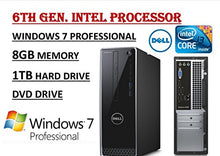 Load image into Gallery viewer, Dell Inspiron 3650 High Performance Desktop PC, Intel Core i3-6100 Processor 3.70 GHz, 8GB RAM, 1TB 7200RPM HDD, DVD +/- RW, WIFI, Bluetooth, HDMI, VGA, Windows 7 / 10 Professional
