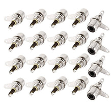 Load image into Gallery viewer, uxcell Audio Terminal Jack Panel Mounting RCA Female Jack Connector 20 Pieces
