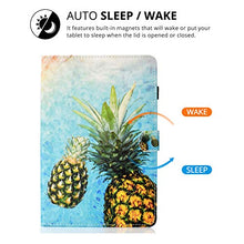 Load image into Gallery viewer, UUcovers Wallet Case for 6&quot; Amazon Kindle Paperwhite (10th Generation, 2018 Release) E-Reader with Pencil Holder [Auto Sleep/Wake] Card Pockets PU Leather TPU Back Shockproof Cover, Beach Pineapple
