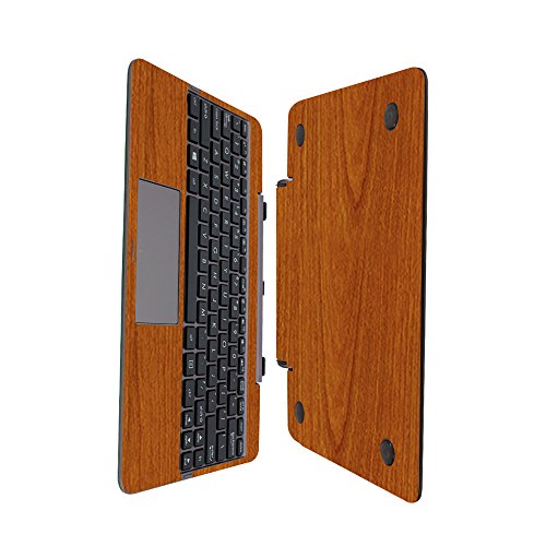 Skinomi Light Wood Full Body Skin Compatible with Asus Transformer Book T100HA (Keyboard Only)(Full Coverage) TechSkin Anti-Bubble Film