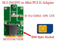 Load image into Gallery viewer, M.2 (NGFF) 2G/3G Module to Mini PCI-E Adapter for CDMA GPS LTE Function
