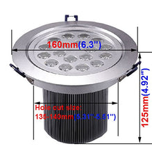 Load image into Gallery viewer, BRILLRAYDO 18W LED Ceiling Light Fixture Bulb Flush Mounting Cabinet Recessed
