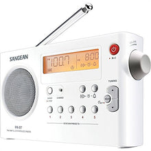 Load image into Gallery viewer, Sangean PR-D7 AM/FM Digital Rechargeable Portable Radio - White (Renewed)
