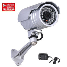 Load image into Gallery viewer, VideoSecu Security Camera IR Infrared Outdoor Day Night Vision Wide Angle Bullet Surveillance CCTV Camera with Power Supply and Free Security Warning Decal WI3
