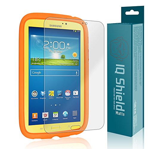 IQ Shield Matte Screen Protector Compatible with Samsung Galaxy Tab 3 Kids Anti-Glare Anti-Bubble Film