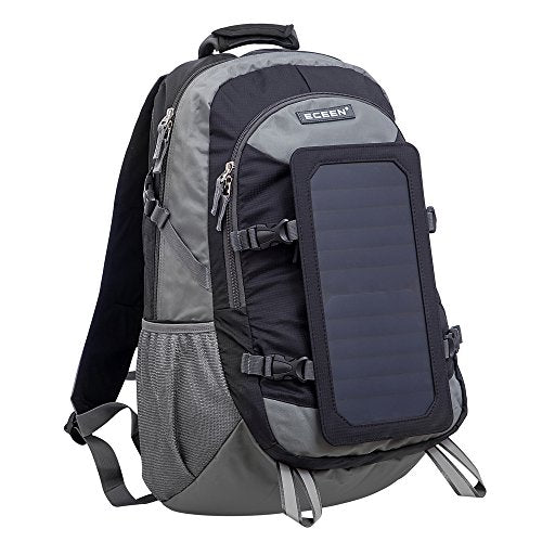 Solar Backpack 7 Watts Solar Powered Bag for Cell Phones and 5V Device Back to School Backpack Supplies