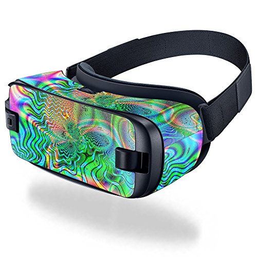 MightySkins Skin Compatible with Samsung Gear VR (2016) wrap Cover Sticker Skins Psychedelic