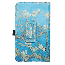 Load image into Gallery viewer, Ematic 7&quot; Case,Bige PU Leather Folio 2-Folding Stand Cover for 7&quot; Ematic EGQ373BL EGQ373BU EGQ373PR EGQ373TL Tablet,Almond Blossom
