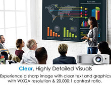 Load image into Gallery viewer, Optoma W335 WXGA DLP Professional Projector | Bright 3800 Lumens | Business Presentations, Classrooms, or Home | 15,000 Hour lamp Life | Speaker Built in | Portable Size
