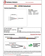 Load image into Gallery viewer, Thermaltronics PM75CP302 Conical 0.4mm (0.016in) interchangeable for Metcal SFP-CN04
