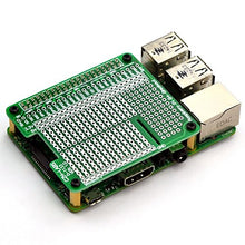 Load image into Gallery viewer, CZH-LABS Electronics-Salon 4X Prototype Breakout PCB Shield Board Kit for Raspberry Pi 3 2 B+ A+, Breadboard DIY.
