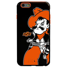 Load image into Gallery viewer, Guard Dog Collegiate Hybrid Case for iPhone 6 Plus / 6s Plus  Oklahoma State Cowboys  Black
