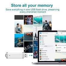 Load image into Gallery viewer, KEXIN 50 Pack 8GB Flash Drive USB Flash Drive 8 GB Thumb Drive Pen Drive Jump Drive 8G Memory Stick Zip Drive Photo USB Stick Design in Snapcap White
