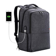 Load image into Gallery viewer, SLOTRA 17 inch Laptop Backpack with Lunch Box USB Port Travel Computer Backpack Large Capacity Busniess Commute Bag
