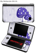 Load image into Gallery viewer, Nintendo DSi XL Skin - Mushrooms Purple
