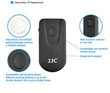 Load image into Gallery viewer, JJC Wireless Infrared Shutter Release Remote Control for Canon Rebel T7i T6i T5i T4i T3i SL1 EOS R5 R6 7D Mark II 6D Mark II 5D Mark IV III 5DS 90D 77D 80D 70D M6 M5 M3 Replaces Canon RC-1/RC-6 Remote
