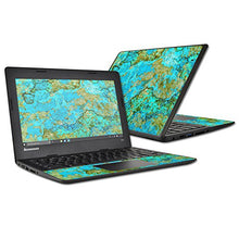 Load image into Gallery viewer, MightySkins Skin Compatible with Lenovo 100s Chromebook wrap Cover Sticker Skins Teal Marble
